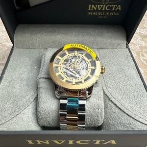 Invicta Gold and Silver Automatic Watch